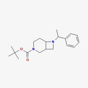 Tert-butyl 7-(1-phenylethyl)-3,7-diazabicyclo[4.2.0]octane-3-carboxylate