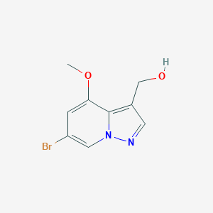 (6-Bromo-4-methoxypyrazolo[1,5-a]pyridin-3-yl)methanol