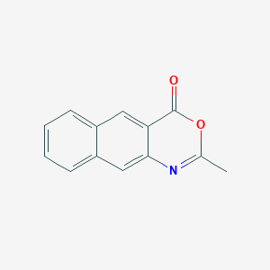 molecular formula C13H9NO2 B13658828 2-Methyl-4H-naphtho[2,3-d][1,3]oxazin-4-one 