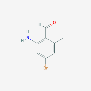 2-Amino-4-bromo-6-methylbenzaldehyde