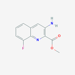 Methyl 3-amino-8-fluoroquinoline-2-carboxylate