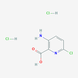 3-amino-6-chloropyridine-2-carboxylic acid;dihydrochloride