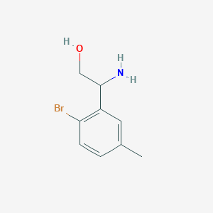 2-Amino-2-(2-bromo-5-methylphenyl)ethan-1-ol