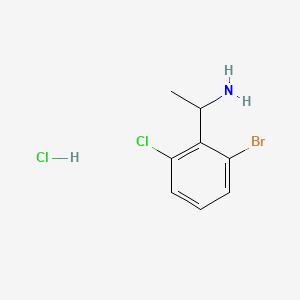 1-(2-Bromo-6-chlorophenyl)ethan-1-amine hydrochloride