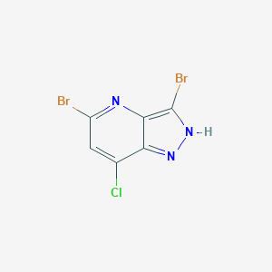 3,5-Dibromo-7-chloro-1H-pyrazolo[4,3-b]pyridine