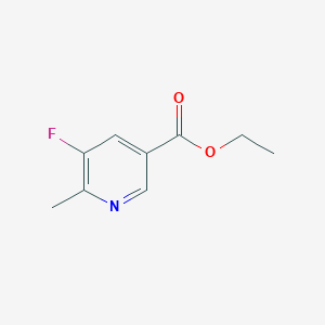 molecular formula C9H10FNO2 B13659092 Ethyl 5-fluoro-6-methylnicotinate 