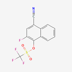 4-Cyano-2-fluoro-1-naphthyl Trifluoromethanesulfonate