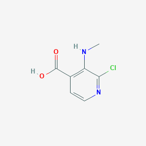 2-Chloro-3-(methylamino)isonicotinic acid