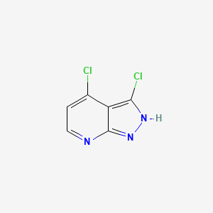 molecular formula C6H3Cl2N3 B13659125 3,4-Dichloro-1H-pyrazolo[3,4-b]pyridine 