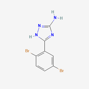 5-Amino-3-(2,5-dibromophenyl)-1H-1,2,4-triazole