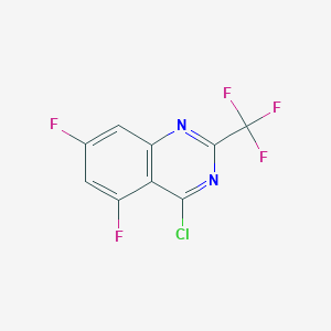 4-Chloro-5,7-difluoro-2-(trifluoromethyl)quinazoline