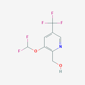 (3-(Difluoromethoxy)-5-(trifluoromethyl)pyridin-2-yl)methanol