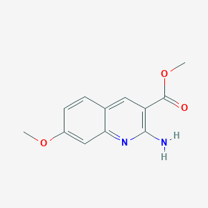 Methyl 2-amino-7-methoxyquinoline-3-carboxylate