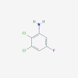 molecular formula C6H4Cl2FN B13659251 2,3-Dichloro-5-fluoroaniline 