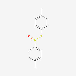 molecular formula C14H14OS2 B13659255 S-p-Tolyl p-toluenethiosulfinate CAS No. 6481-73-8