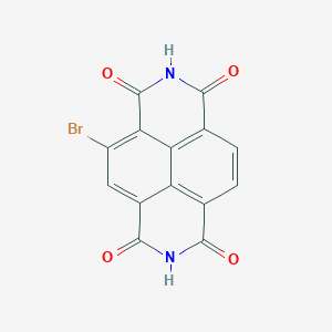 molecular formula C14H5BrN2O4 B13659266 4-Bromobenzo[lmn][3,8]phenanthroline-1,3,6,8(2H,7H)-tetraone 