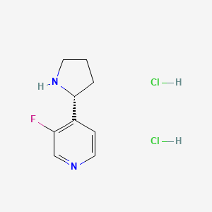 (R)-3-Fluoro-4-(pyrrolidin-2-yl)pyridine dihydrochloride