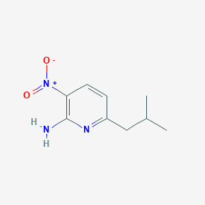 6-Isobutyl-3-nitropyridin-2-amine