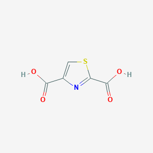 molecular formula C5H3NO4S B13659429 Thiazole-2,4-dicarboxylic acid 