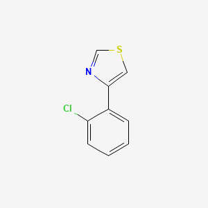 molecular formula C9H6ClNS B1365948 4-(2-氯苯基)-1,3-噻唑 CAS No. 383145-28-6
