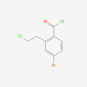 4-Bromo-2-(2-chloroethyl)benzoyl chloride