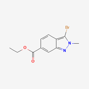 Ethyl 3-bromo-2-methyl-2H-indazole-6-carboxylate