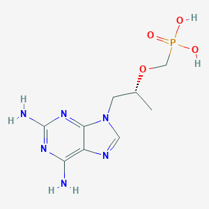 B136597 (R)-9-(2-Phosphonomethoxypropyl)-2,6-diaminopurine CAS No. 147057-10-1
