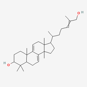 molecular formula C30H48O2 B13659772 17-(7-hydroxy-6-methylhept-5-en-2-yl)-4,4,10,13,14-pentamethyl-2,3,5,6,12,15,16,17-octahydro-1H-cyclopenta[a]phenanthren-3-ol 