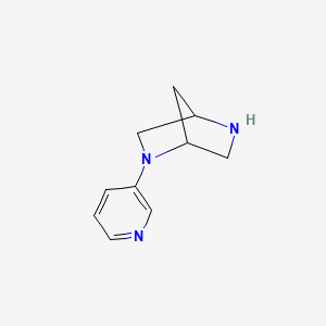 molecular formula C10H13N3 B1365981 2-(Pyridin-3-yl)-2,5-diazabicyclo[2.2.1]heptane 