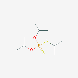 molecular formula C9H21O2PS2 B13659819 O,O,S-Tripropan-2-yl phosphorodithioate CAS No. 20442-31-3