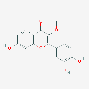 molecular formula C16H12O6 B1365983 杨梅素 3-甲醚 