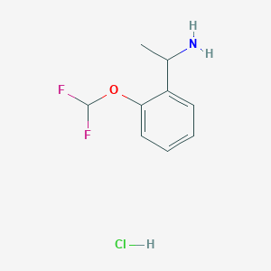 1-(2-(Difluoromethoxy)phenyl)ethan-1-amine hydrochloride