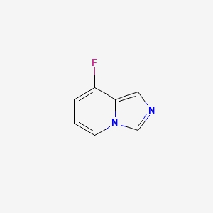 molecular formula C7H5FN2 B13659920 8-Fluoroimidazo[1,5-a]pyridine 