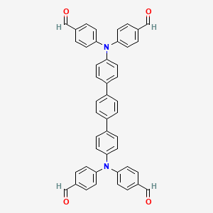 4-(4-formyl-N-[4-[4-[4-(4-formyl-N-(4-formylphenyl)anilino)phenyl]phenyl]phenyl]anilino)benzaldehyde