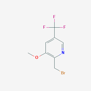 2-(Bromomethyl)-3-methoxy-5-(trifluoromethyl)pyridine