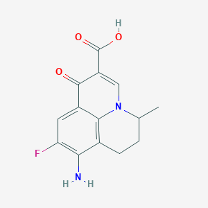 molecular formula C14H13FN2O3 B13659966 8-Amino Flumequine CAS No. 87488-29-7