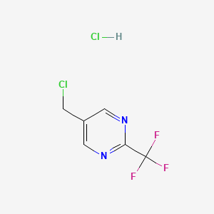 5-(Chloromethyl)-2-(trifluoromethyl)pyrimidine hydrochloride