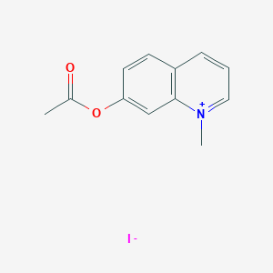 molecular formula C12H12INO2 B1366000 7-Acetoxy-1-methylquinolinium iodide CAS No. 7270-83-9