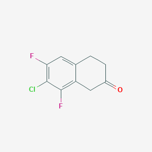 7-Chloro-6,8-difluoro-3,4-dihydronaphthalen-2(1H)-one