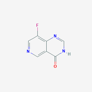 molecular formula C7H4FN3O B13660022 8-Fluoropyrido[4,3-d]pyrimidin-4-ol 