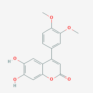 4-(3,4-Dimethoxyphenyl)-6,7-dihydroxy-2h-chromen-2-one