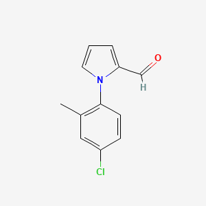 molecular formula C12H10ClNO B1366004 1-(4-氯-2-甲基苯基)-1H-吡咯-2-甲醛 CAS No. 881040-48-8
