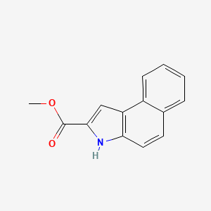molecular formula C14H11NO2 B1366005 甲基3H-苯并[e]吲哚-2-羧酸酯 CAS No. 55970-06-4