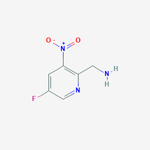 (5-Fluoro-3-nitropyridin-2-yl)methanamine