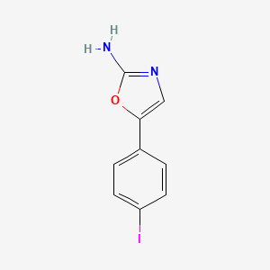 5-(4-Iodophenyl)oxazol-2-amine