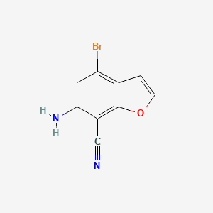 6-Amino-4-bromobenzofuran-7-carbonitrile