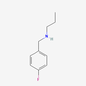 molecular formula C10H14FN B1366012 N-(4-氟苄基)丙-1-胺 CAS No. 741698-80-6