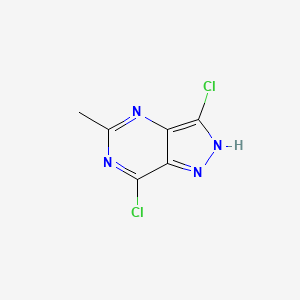 3,7-Dichloro-5-methyl-1H-pyrazolo[4,3-d]pyrimidine