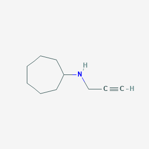 molecular formula C10H17N B1366018 N-prop-2-ynylcycloheptanamine 