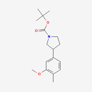 1-Boc-3-(3-methoxy-4-methylphenyl)pyrrolidine